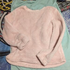 Cozy Pink Fleece Pullover